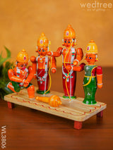 Etikoppaka Handpainted Ram Darbar Set - Wl3806 Kids Utility