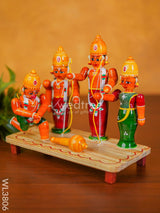 Etikoppaka Handpainted Ram Darbar Set - Wl3806 Kids Utility