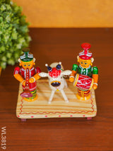 Etikoppaka Handpainted Cow With Musicians - Wl3819 Kids Utility