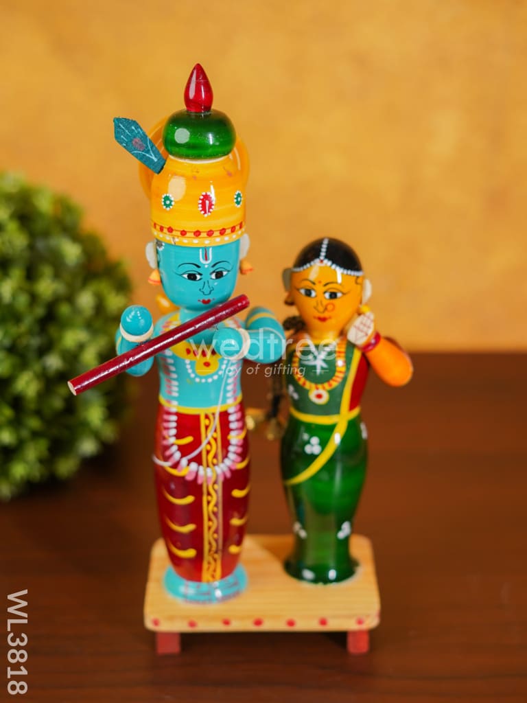 Etikoppaka Handpainted Radha Krishna - Wl3818 Kids Utility