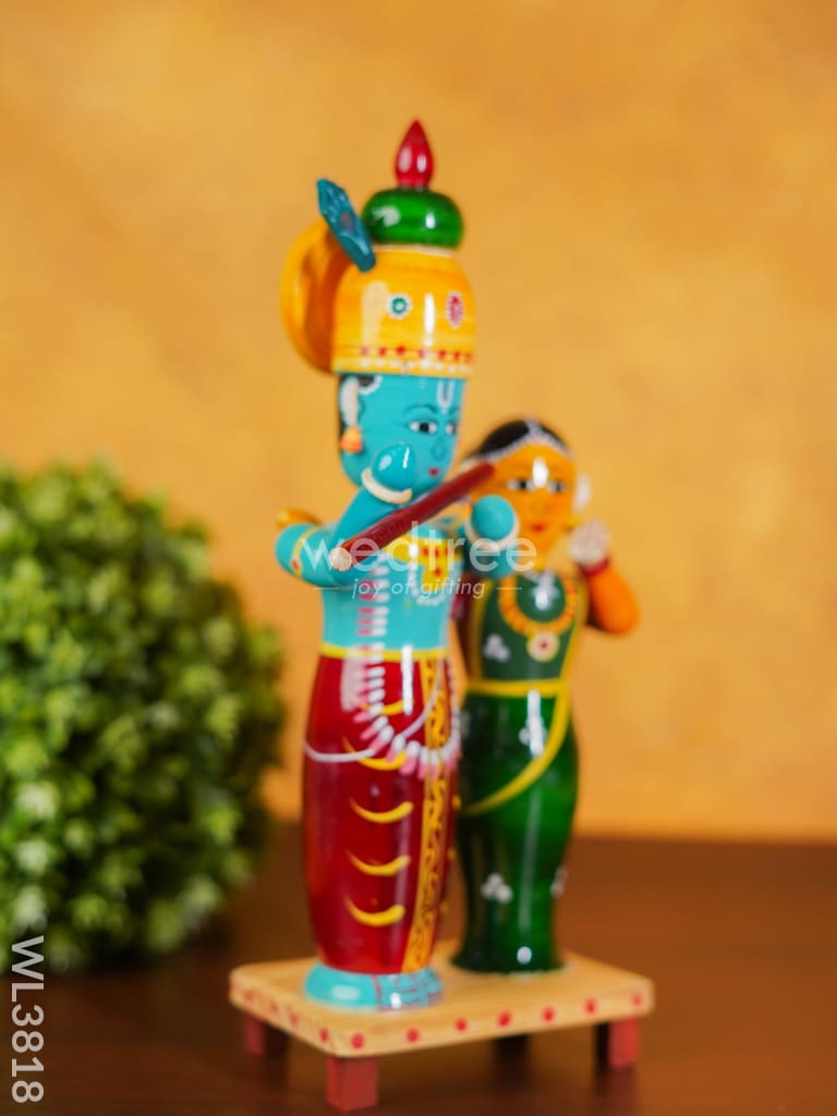 Etikoppaka Handpainted Radha Krishna - Wl3818 Kids Utility