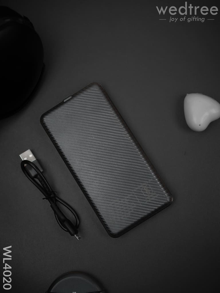 Evm Power Bank 10000Mah - Black Wl4020 Personalised Gifts