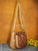 Fabric Sling Bag With Floral Prints - Wl3890 Bags