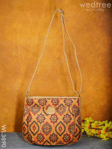 Fabric Sling Bag With Floral Prints - Wl3890 Bags