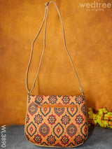 Fabric Sling Bag With Floral Prints - Wl3890 Bags