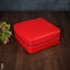 Faux Leather Jewel Box - (6.5X6.5) Wl3061 Red Organizers