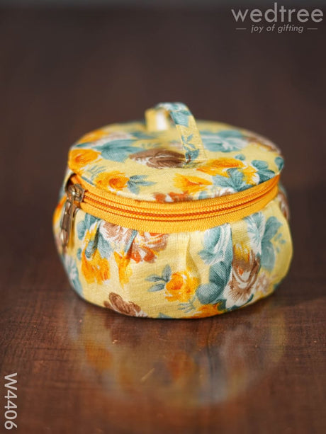 Floral Bangle Box Zipper Big Size - W4406 Jewellery Holders