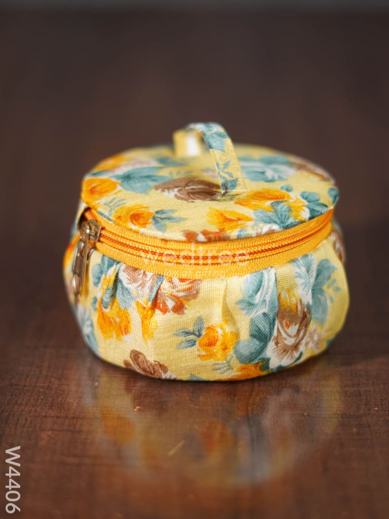 Floral Bangle Box Zipper Big Size - W4406 Jewellery Holders