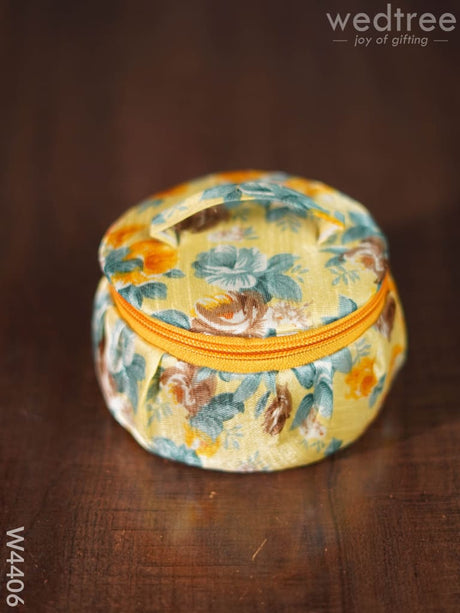 Floral Bangle Box Zipper Big Size - W4406 Jewellery Holders