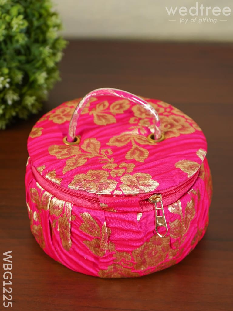 Floral Design Bangle Box With Handle - 6.5 Inch Wbg1225 Jewellery Holders