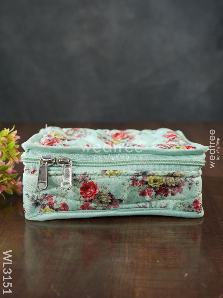 Floral Designed Jewel Pouch ( 7X6 )- Wl3151 Organizers