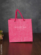 Floral Embossed Paper Bag - Wbg0975 Bags