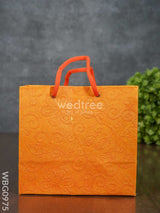 Floral Embossed Paper Bag - Wbg0975 Bags