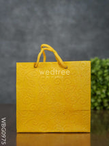 Floral Embossed Paper Bag - Wbg0975 Bags