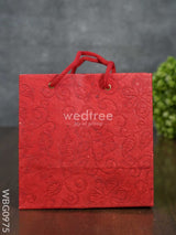 Floral Embossed Paper Bag - Wbg0975 Bags