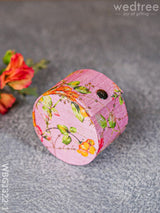 Floral Embroidery Bangle Box - Wbg1322 Jewellery Holders