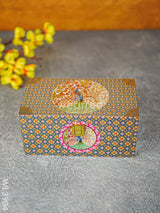 Floral Peacock Dry Fruit Box - Wl3904