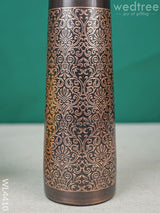 Floral Print Copper Bottle - 1 Ltr Wl4410 Dining Essentials