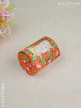 Floral Printed Bangle Box - Wbg1324 Jewellery Holders Rg