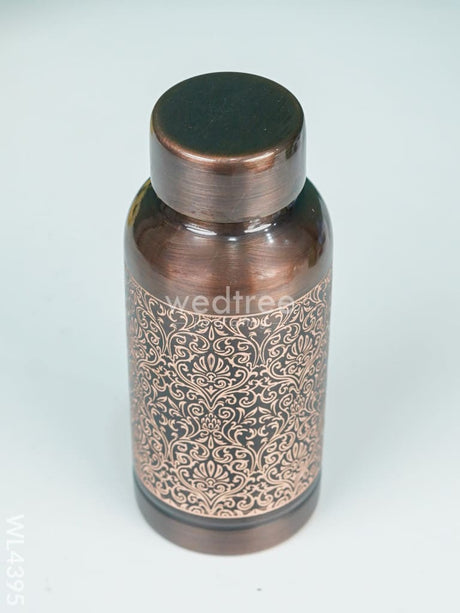 Floral Printed Copper Bottle - 650 Ml Wl4395 Dining Essentials