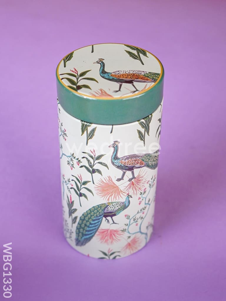 Floral Printed Tin Jar - Wbg1330 Jars