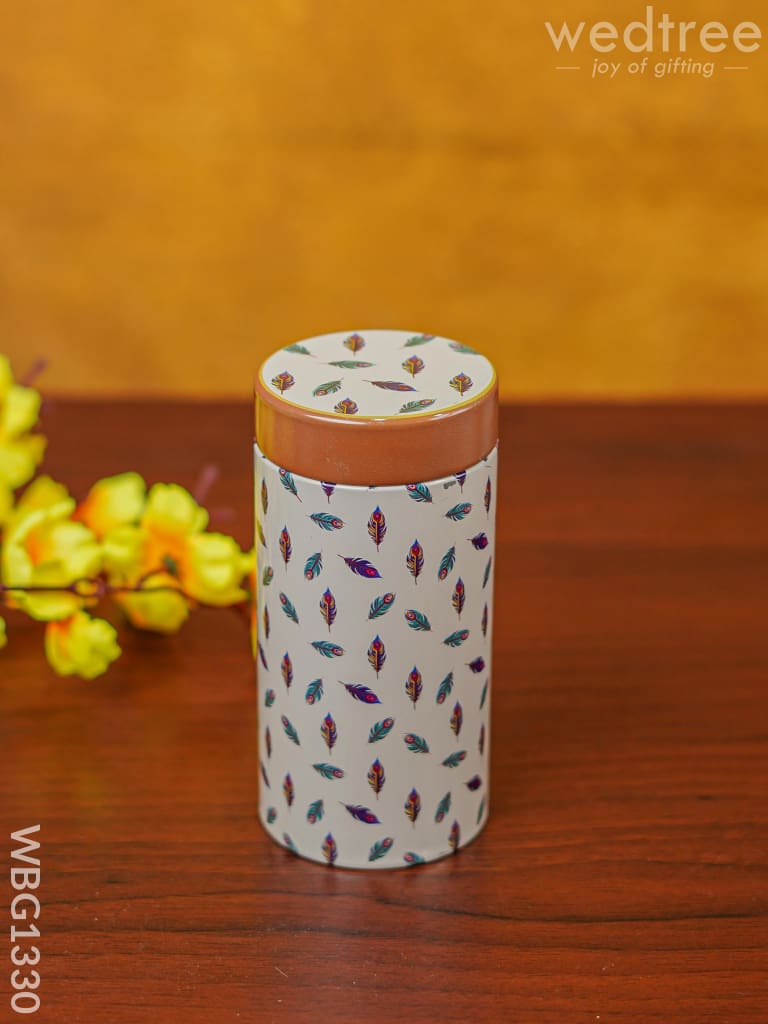 Floral Printed Tin Jar - Wbg1330 Jars