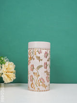 Floral Printed Tin Jar - Wbg1486 Jars & Boxes Rg