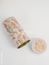 Floral Printed Tin Jar - Wbg1486 Jars & Boxes Rg