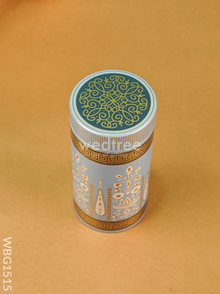 Floral Printed Tin Jar - Wbg1515 Jars & Boxes Rg