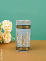 Floral Printed Tin Jar - Wbg1515 Jars & Boxes Rg