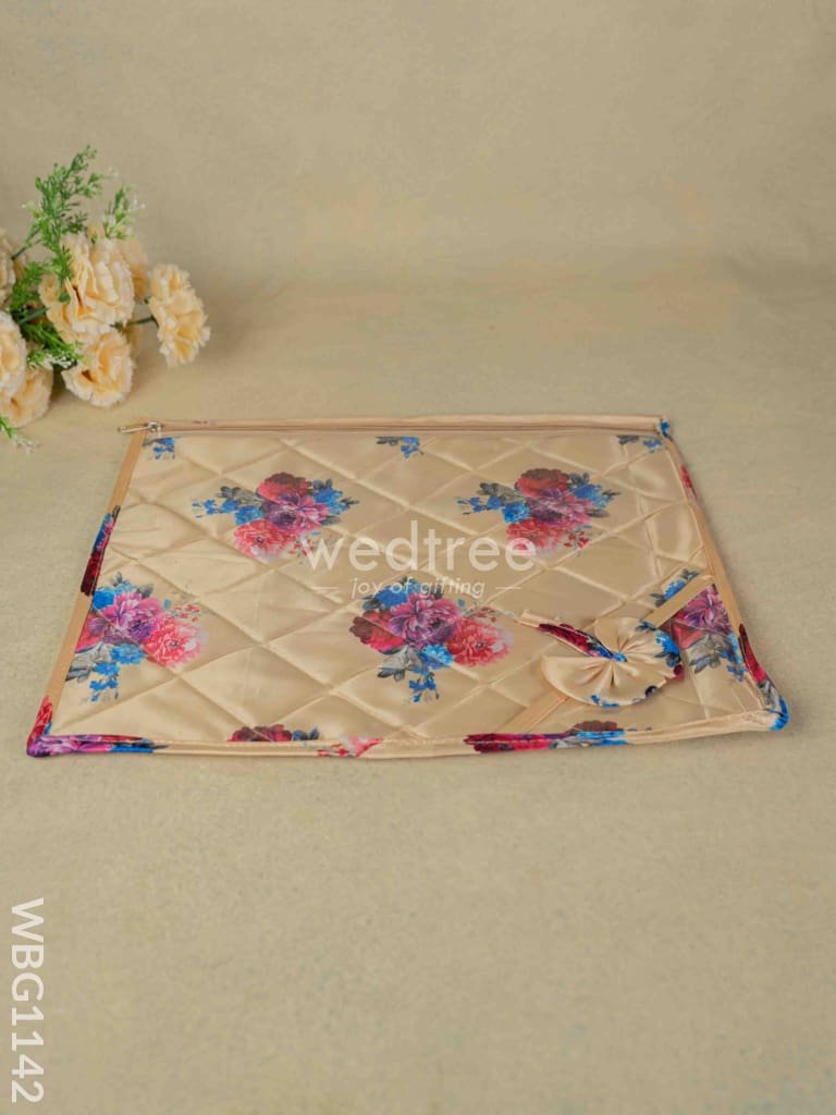 Floral Saree Cover - Wbg1142 Bags