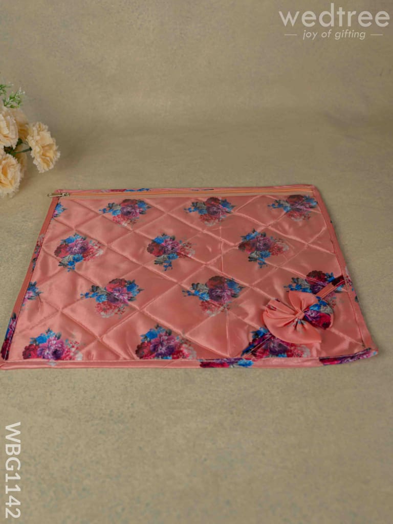 Floral Saree Cover - Wbg1142 Bags