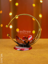 Flower Ring Candle Holder - Wl3652 Metal Decor Utility