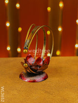 Flower Ring Candle Holder - Wl3652 Metal Decor Utility