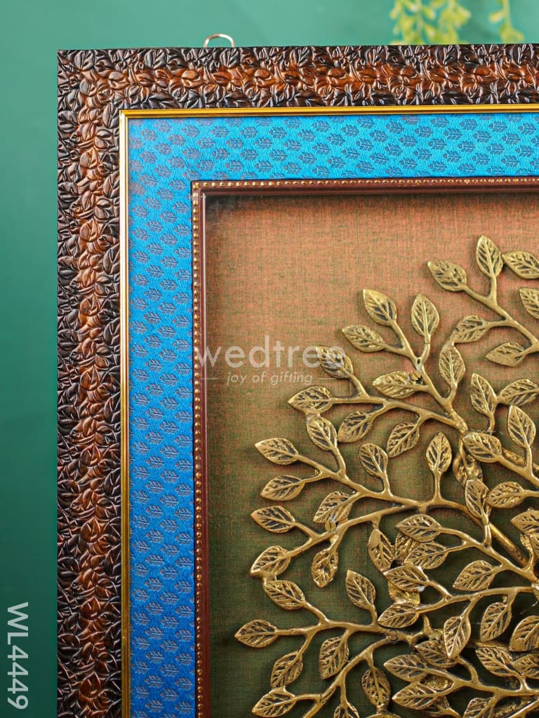 Frame: Brass Kalpavriksha Tree With Cow - 24 X 21 Inch Wl4449 Frames