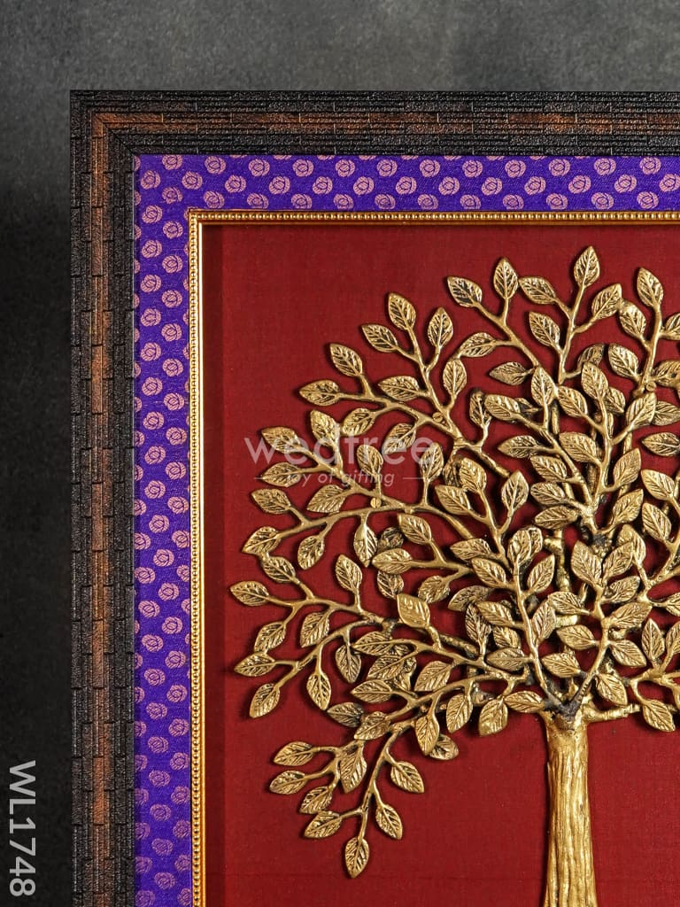 Frame: Brass Kalpavriksha Tree With Roots 24X24 - Wl1748 Frames