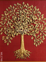 Frame: Brass Kalpavriksha Tree With Roots 24X24 - Wl1748 Frames