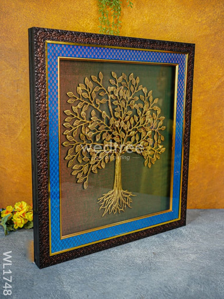 Frame: Brass Kalpavriksha Tree With Roots 24X24 - Wl1748 Frames