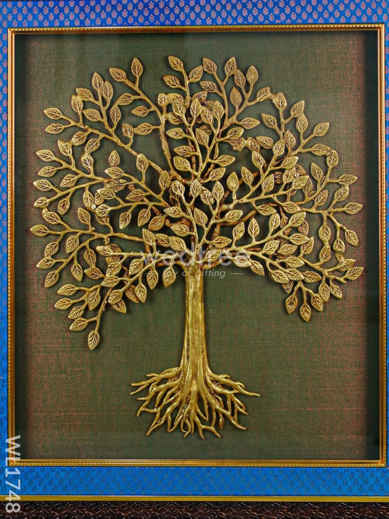 Frame: Brass Kalpavriksha Tree With Roots 24X24 - Wl1748 Frames