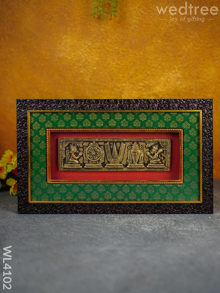 Frame: Brass Shank Chakra Nama - Wl4102 Wall Hanging Frames