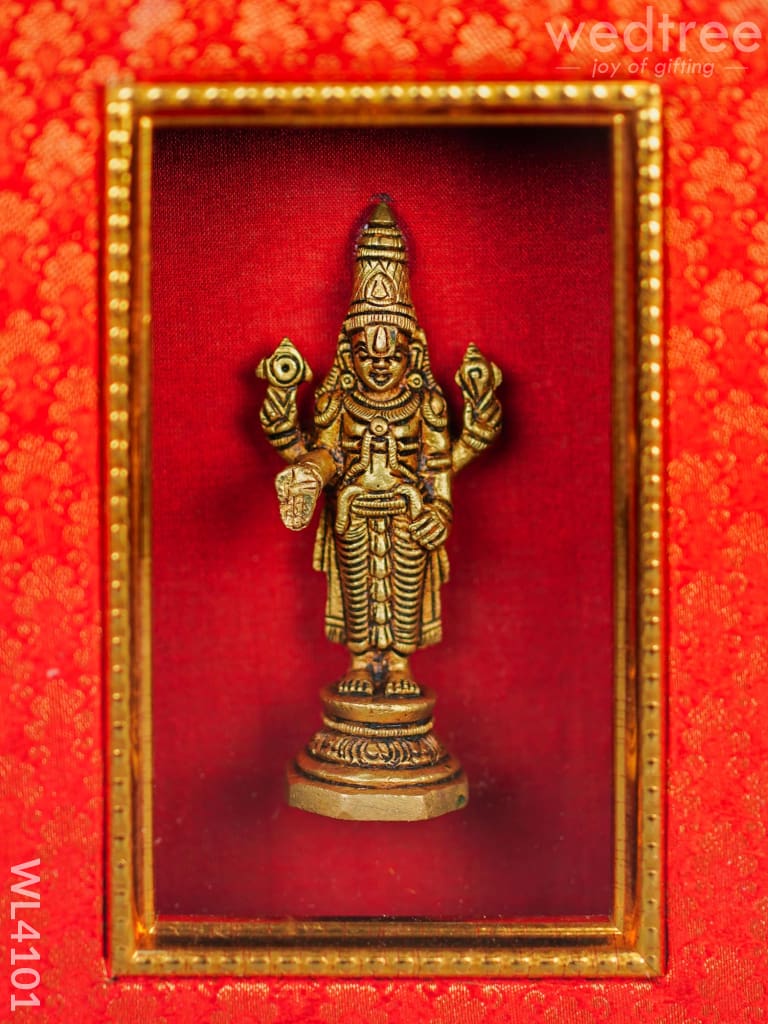 Frame: Brass Tirupathi Balaji - Wl4101 Wall Hanging Frames