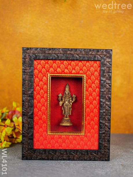 Frame: Brass Tirupathi Balaji - Wl4101 Wall Hanging Frames