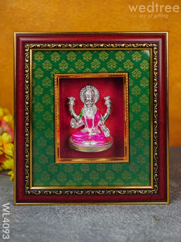 Frame: German Silver Lakshmi - Plated Wl4093 Wall Hanging Frames