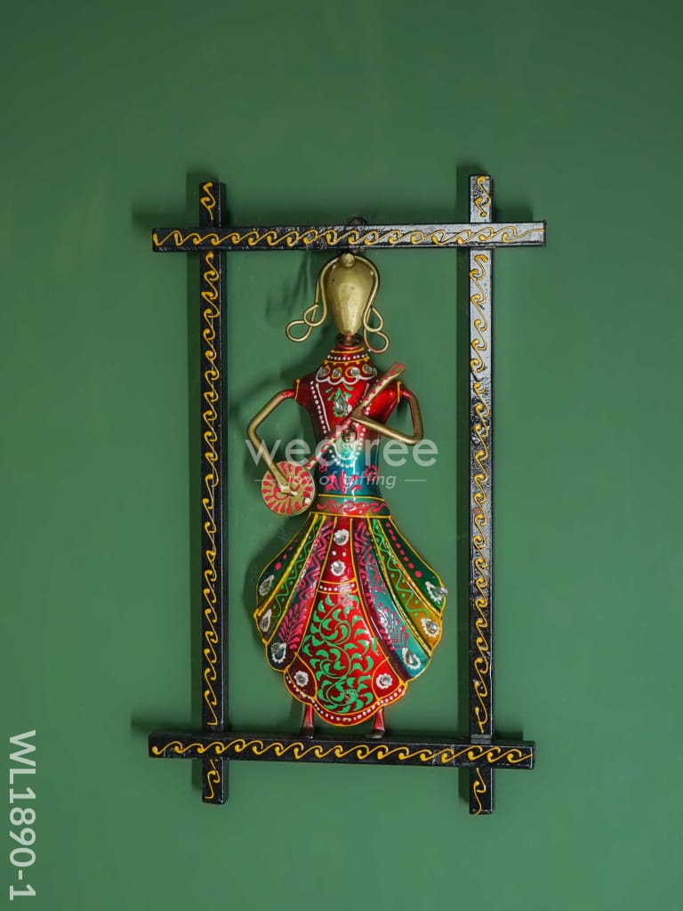 Frame Musical Dolls (Set Of 3) - Wl1890 Metal Decor Hanging