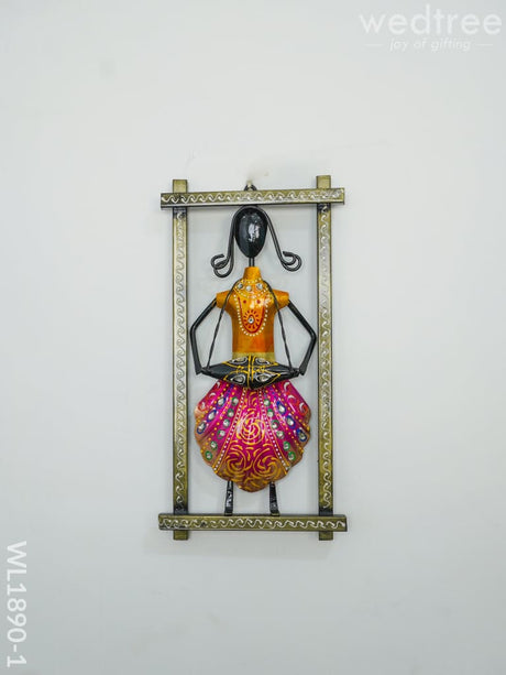 Frame Musical Dolls (Set Of 3) - Wl1890 Metal Decor Hanging