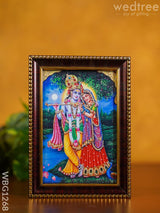 Frame: Radha Krishna - Wbg1268 German Silver Photo