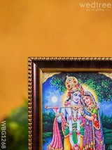 Frame: Radha Krishna - Wbg1268 German Silver Photo