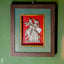 Frame:  White Metal Radha Krishna Matki - Wl2812 Silver Finish Frames