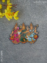 Fridge Magnet - Durga Lakshmi & Saraswathi Wbg1387 Rg