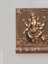 Ganesh Copper Oxidised Keystand (4X5) - Wbg0649 Key Hangers